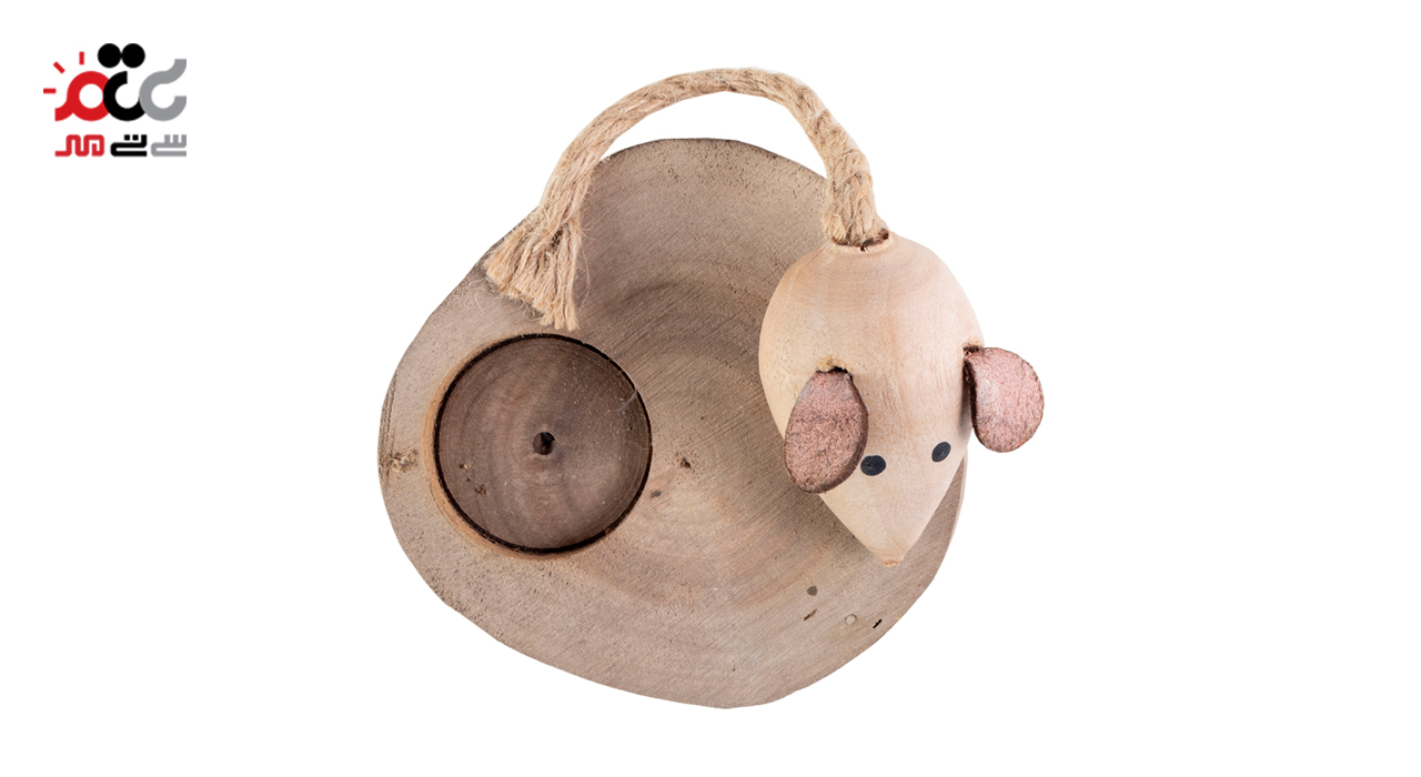 شمعدان چوبی مدل موش