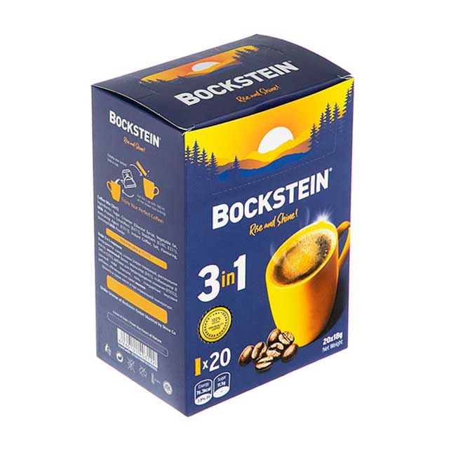 پودر مخلوط قهوه فوری 3 در 1 بوکشتاین بسته 20 عددی