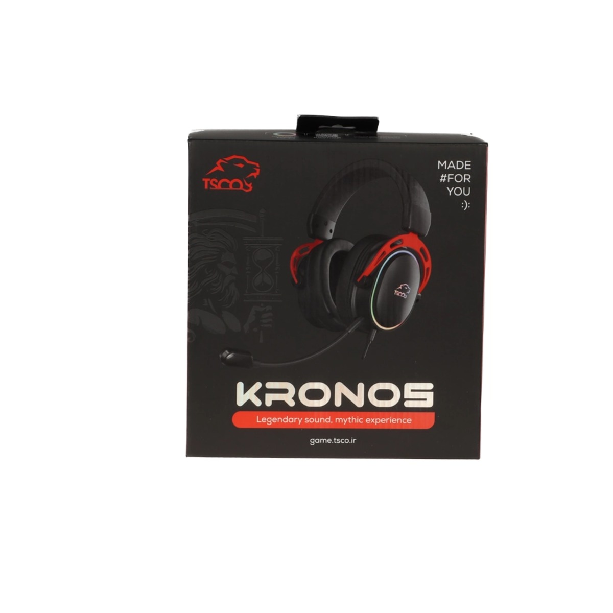 هدفون باسیم گیمینگ TSCO مدل Kronos GH 6155 - مشکی (گارانتی 18 ماهه تسکو)