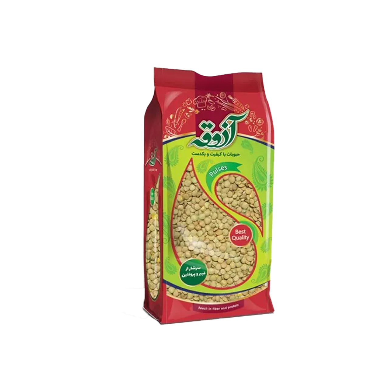 عدس آذوقه 900 گرمی