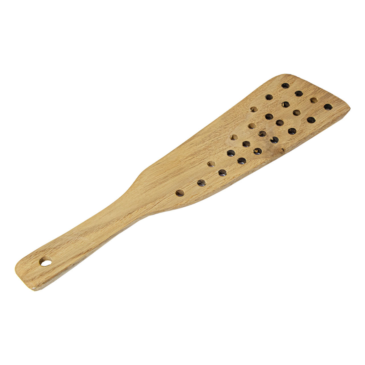 کفگیر چوبی برگردان مدل سوراخ دار