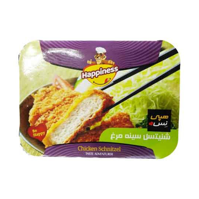 شنیسل سینه مرغ هپی نس 400 گرمی