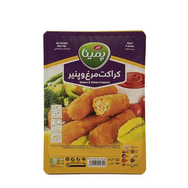 کراکت مرغ و پنیر پمینا کاله 390 گرمی