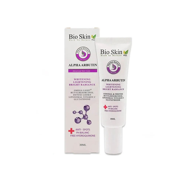 کرم ضدلک و روشن کننده آلفا آربوتین بایواسکین 30 میلی لیتری