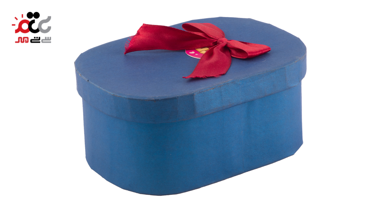جعبه هدیه مقوایی مدل بیضی کد 64