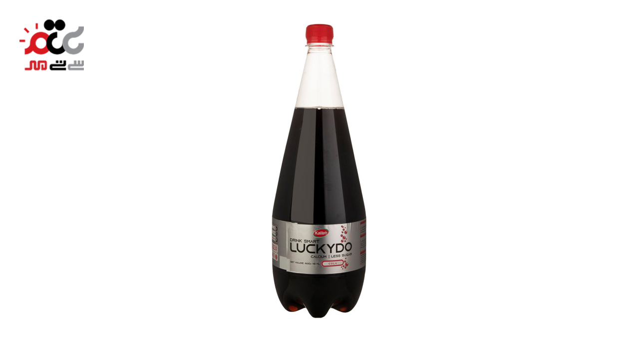 نوشابه لبنی گازدار لاکیدو کاله با طعم کولا 1500 میلی لیتری