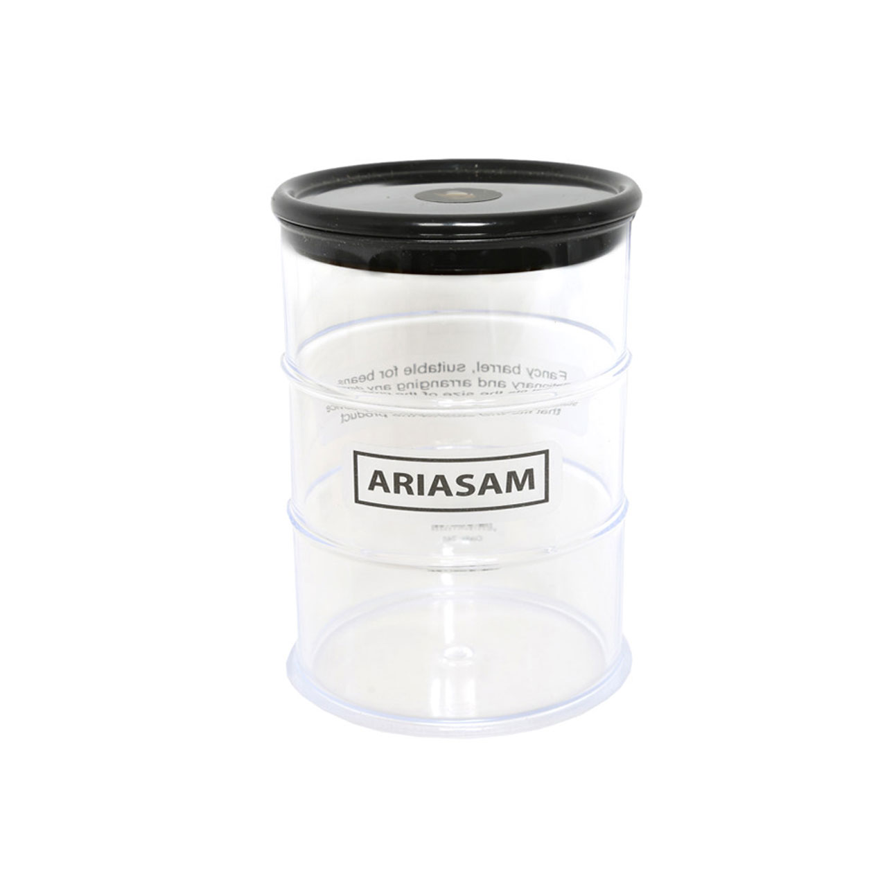 بانکه شفاف آریسام مدل بشکه سایز متوسط