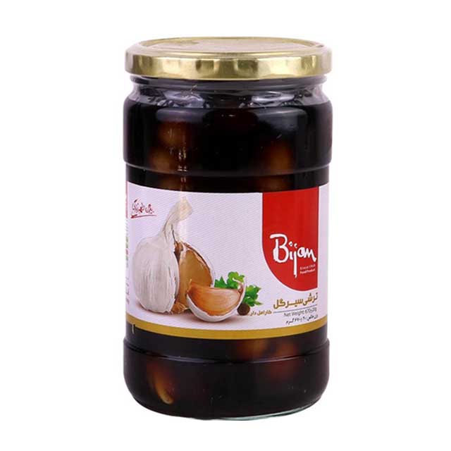 ترشی سیر  گل بیژن 680 گرمی