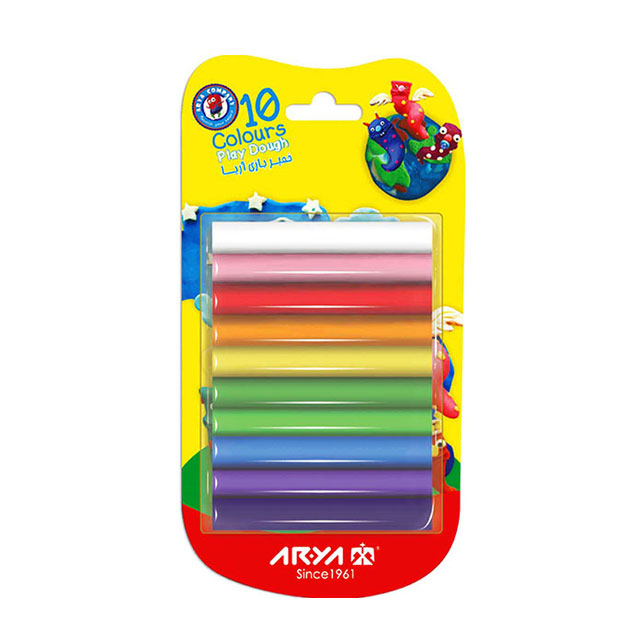 خمیر بازی آریا 10 رنگ کد 1021