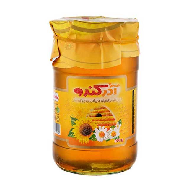 عسل طبیعی آذر کندو 900 گرمی