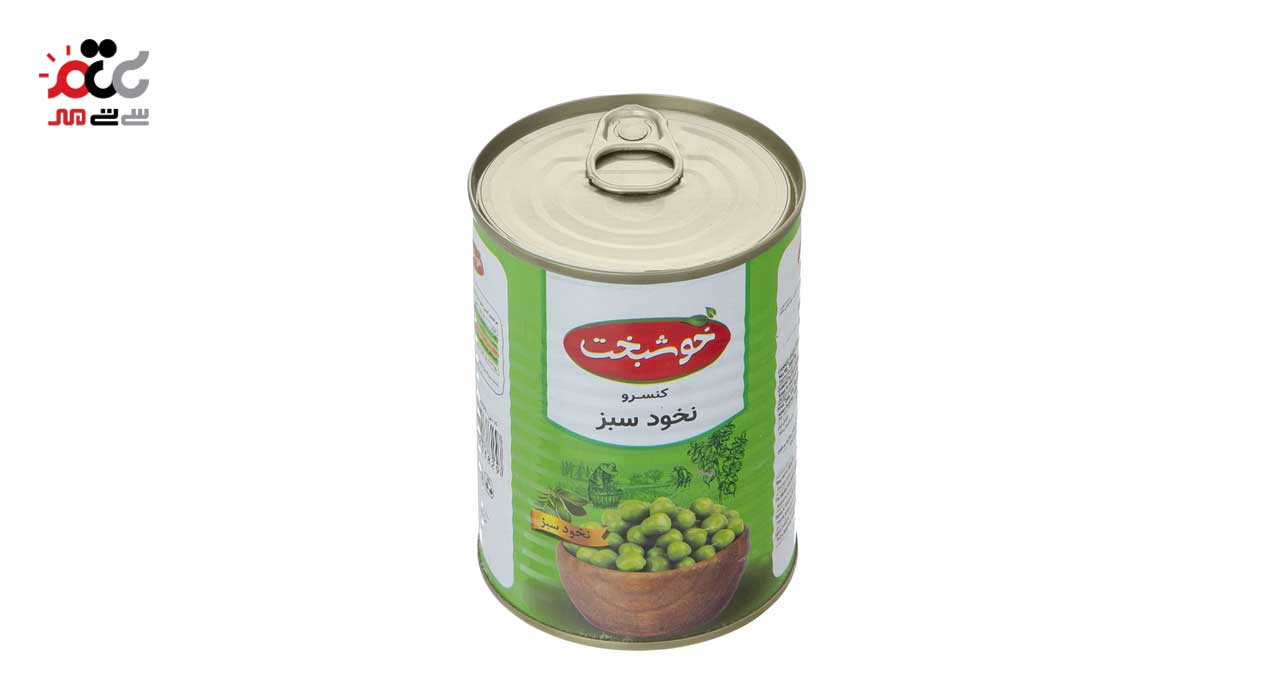 کنسرو نخود سبز خوشبخت 380 گرمی
