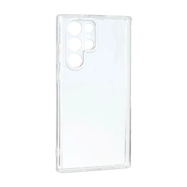 قاب پشت سخت شفاف دور ژله ای محافظ لنزدار Samsung Galaxy S22 Ultra