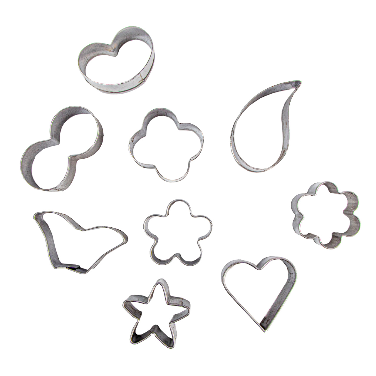 کاتر شیرینی پزی فلزی یلدا مجموعه 9 عددی