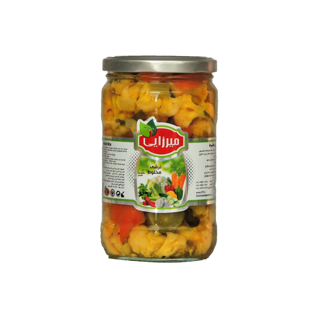 ترشی مخلوط میرزایی 1500 گرمی