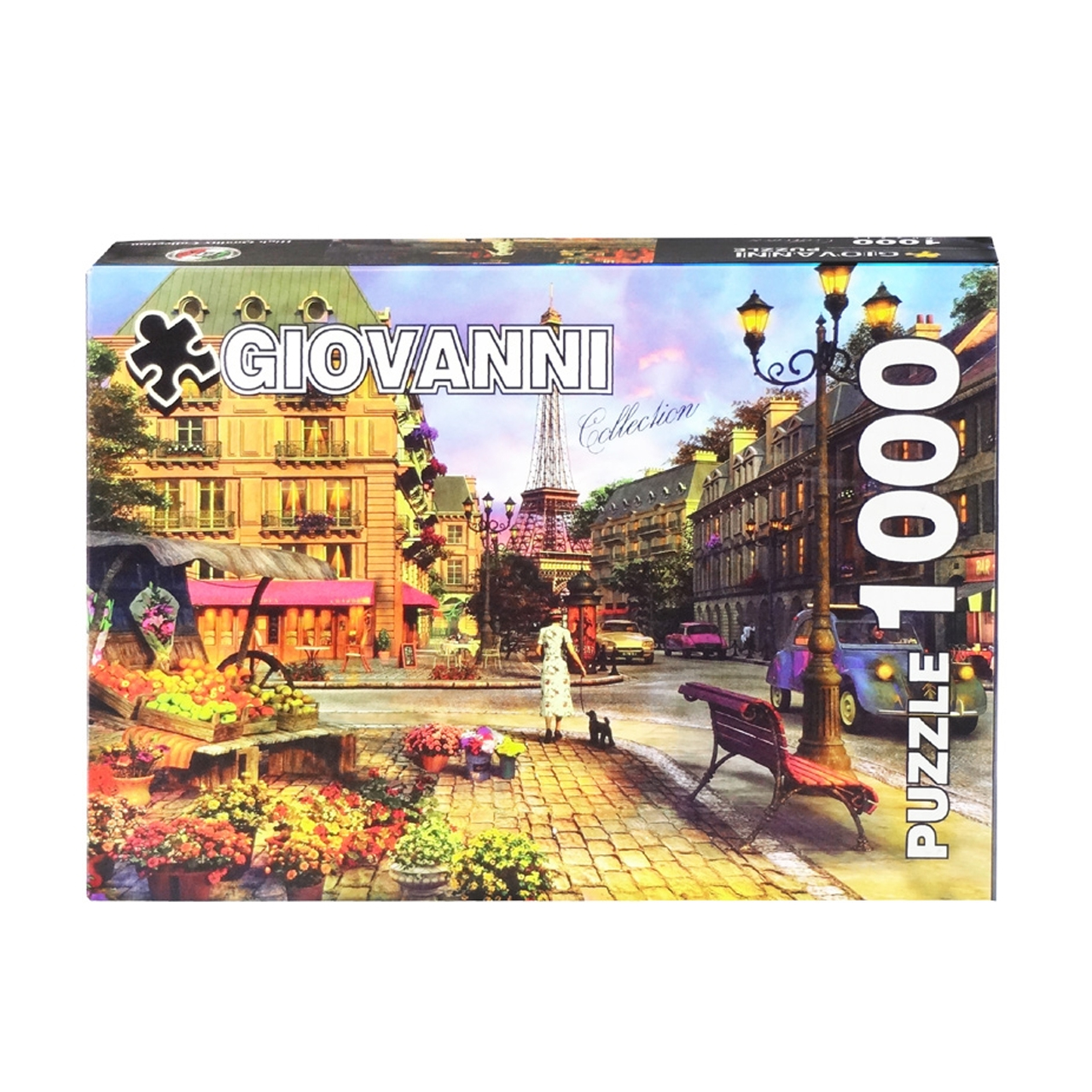 قیمت پازل 1000 تکه جیووانی طرح برج ایفل و شهر پاریس