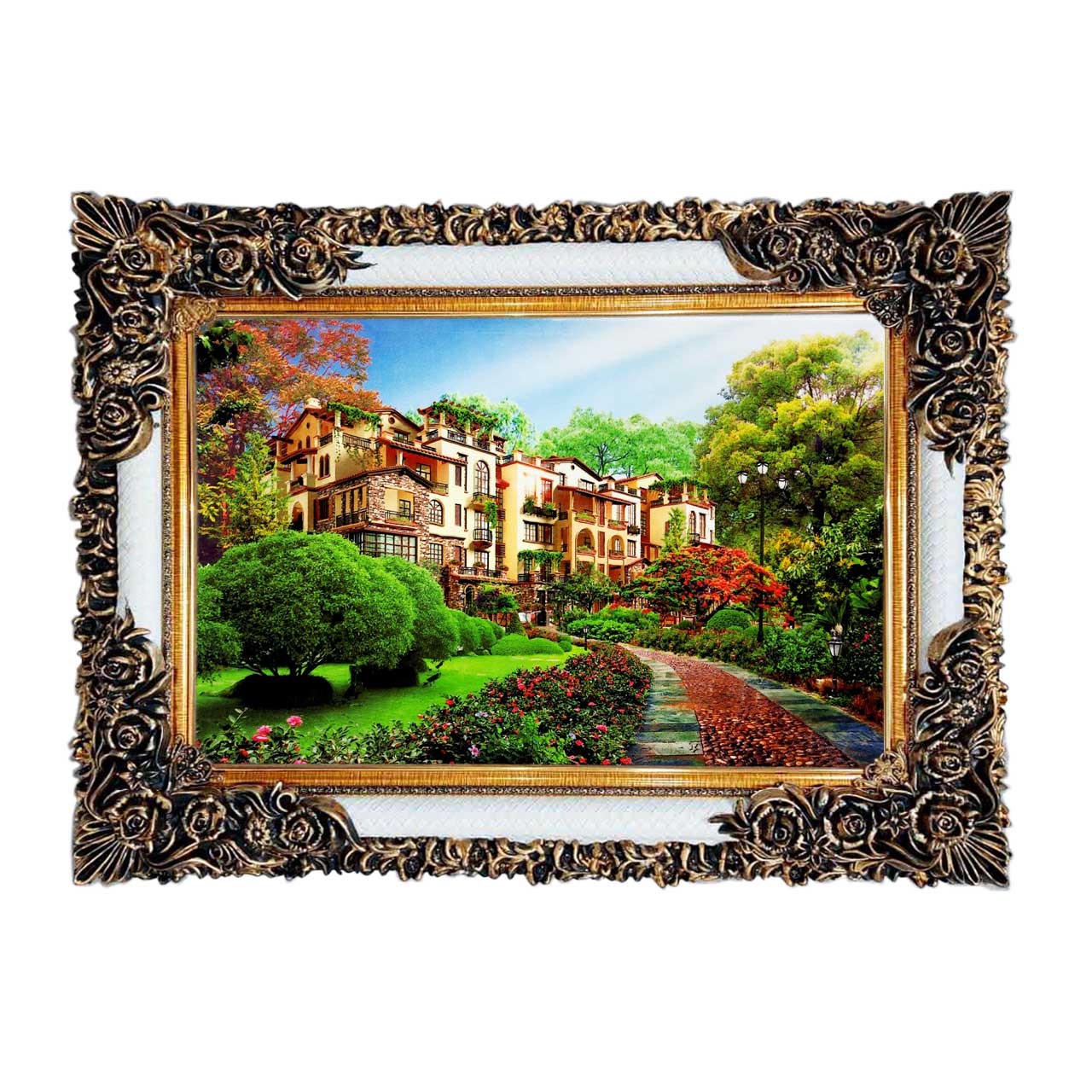 تابلو فرش با زیبا ترین قاب