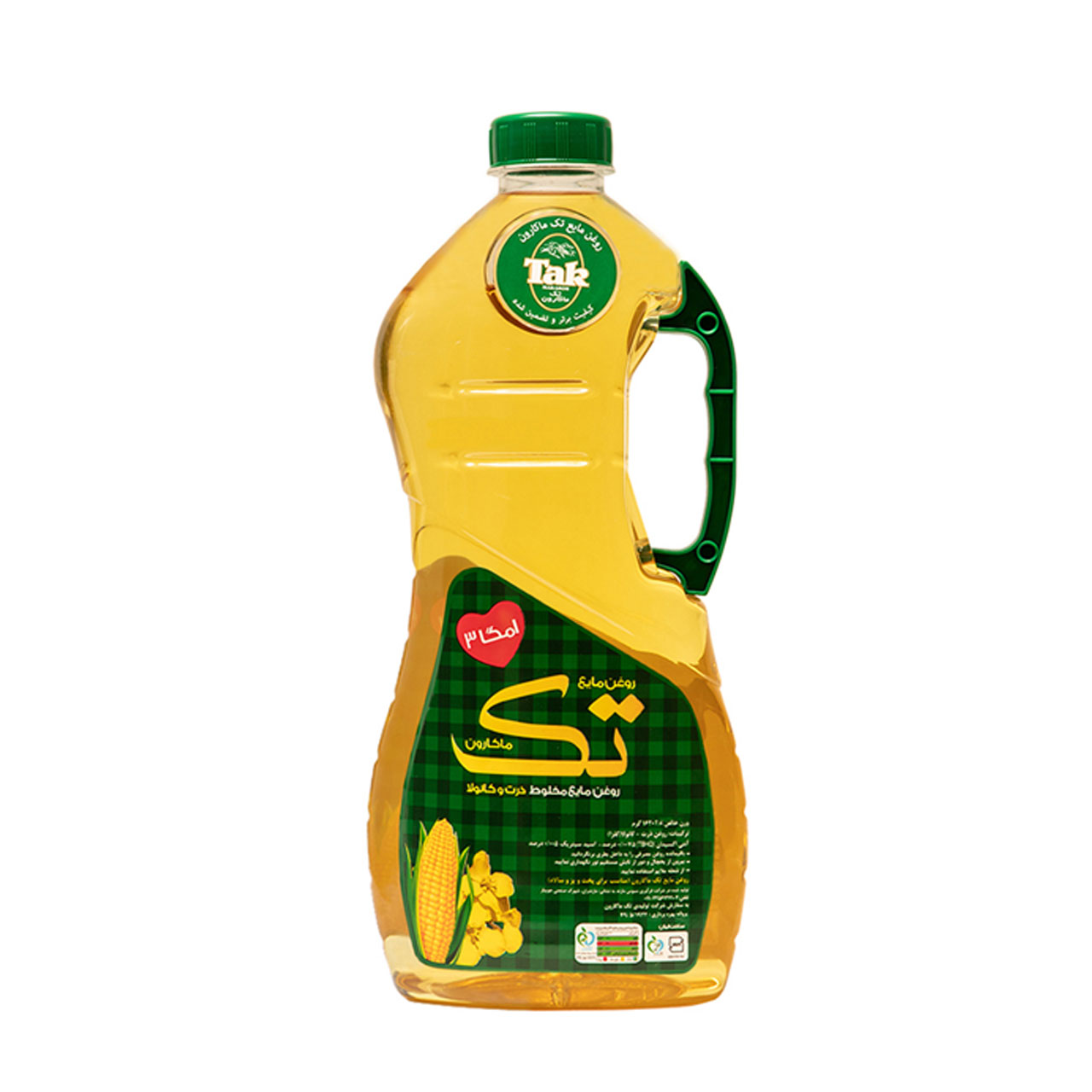روغن ذرت و کانولا تک ماکارون 1620 گرمی