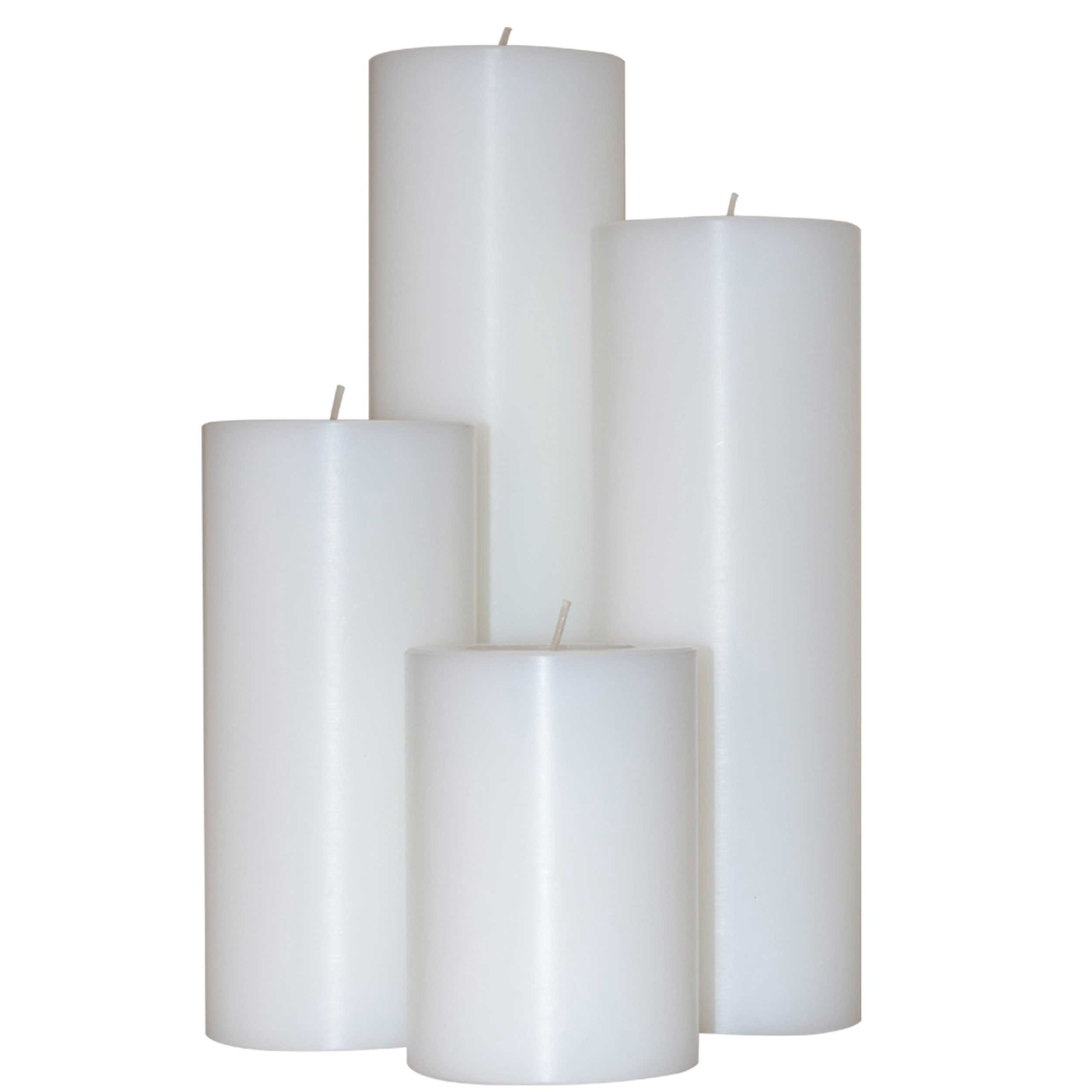 شمع مدل استوانه ای بلک لایت بسته 4 عددی