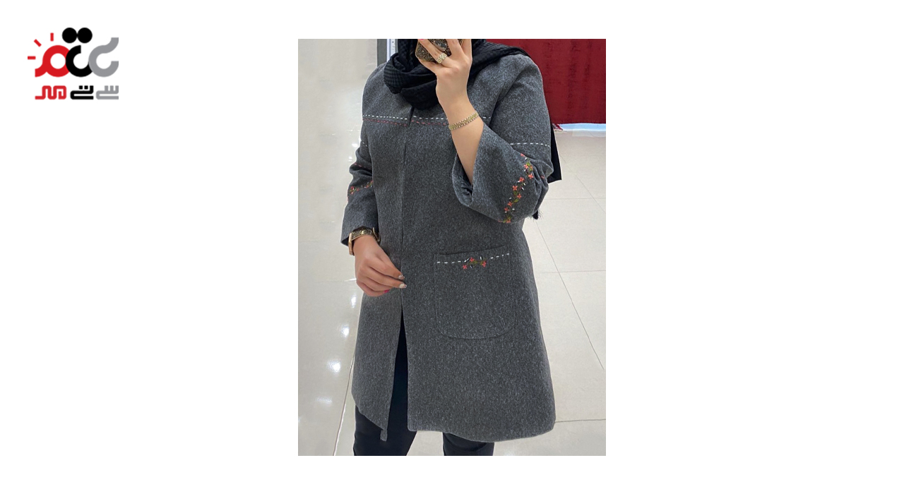 مانتو فوتر گلدوزی شده مدل تک جیب