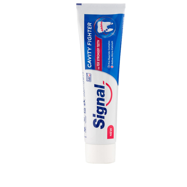 خمیر دندان ضد پوسیدگی سیگنال مدل CAVITY FIGHTER حجم 75 میلی لیتری