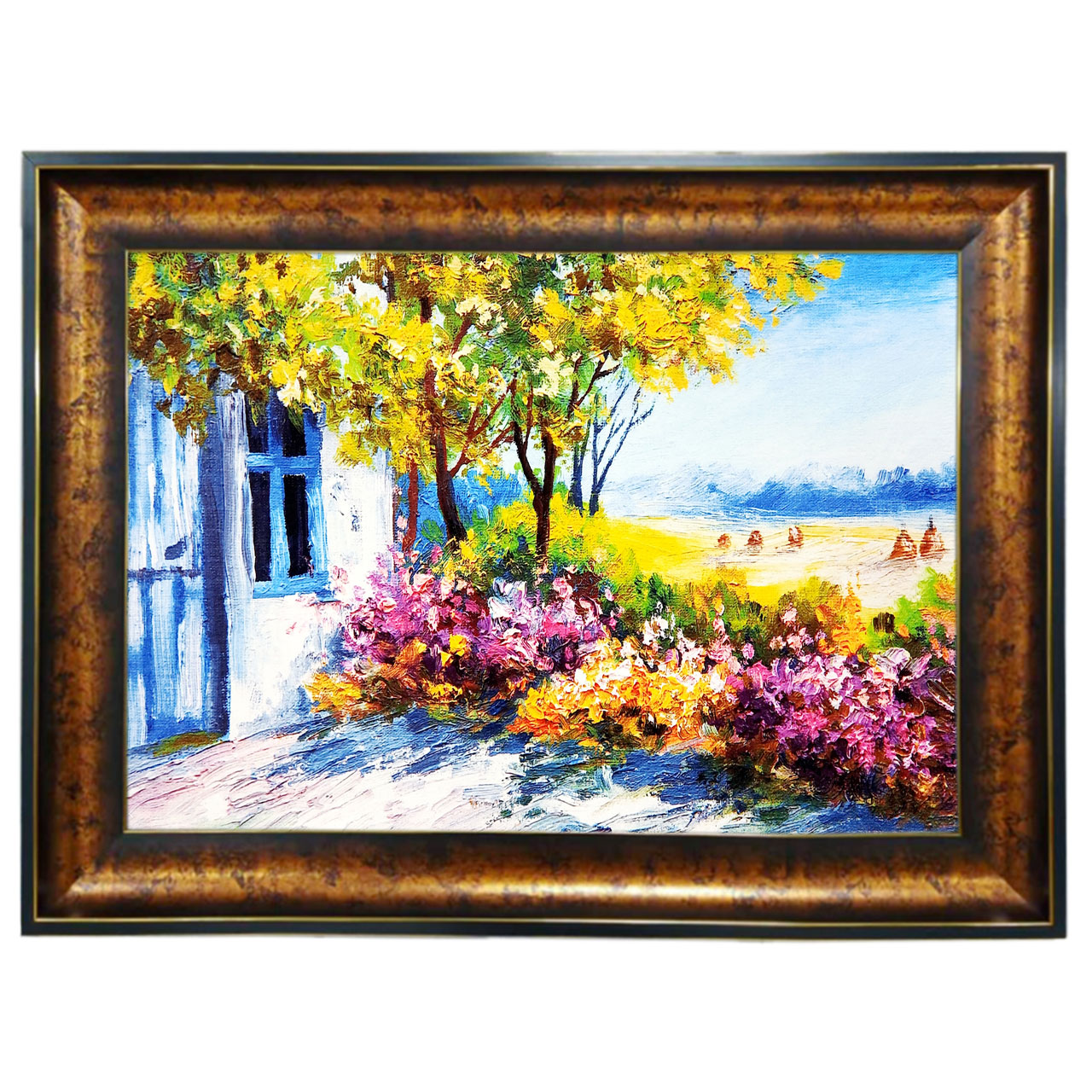 تابلو فرش با زیبا ترین قاب