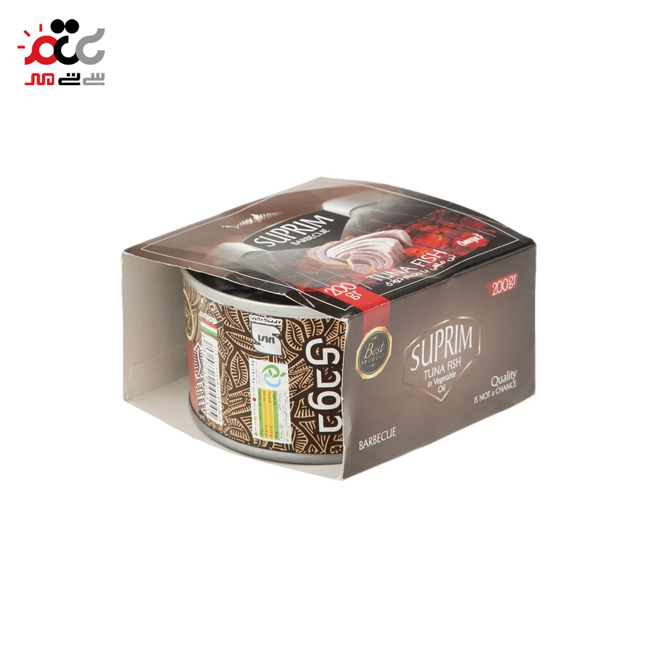 تن ماهی در روغن ساپریم با طعم دودی 200 گرمی