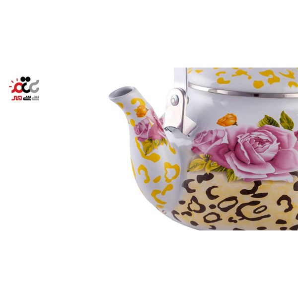 ست کتری و قوری طرح گل کد 3219