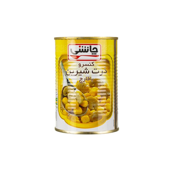 کنسرو ذرت شیرین با قارچ چاشنی 420 گرمی