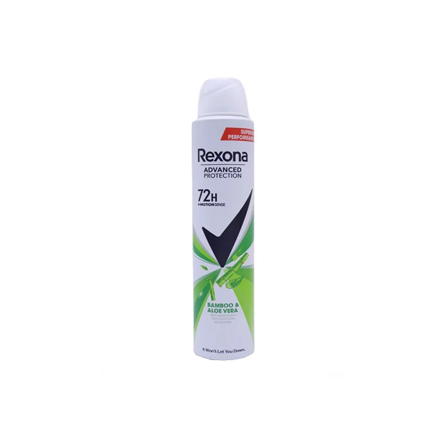 خرید اسپری بدن رکسونا Rexona مدل Bamboo & Aloe Vera حجم 200 میلی لیتری