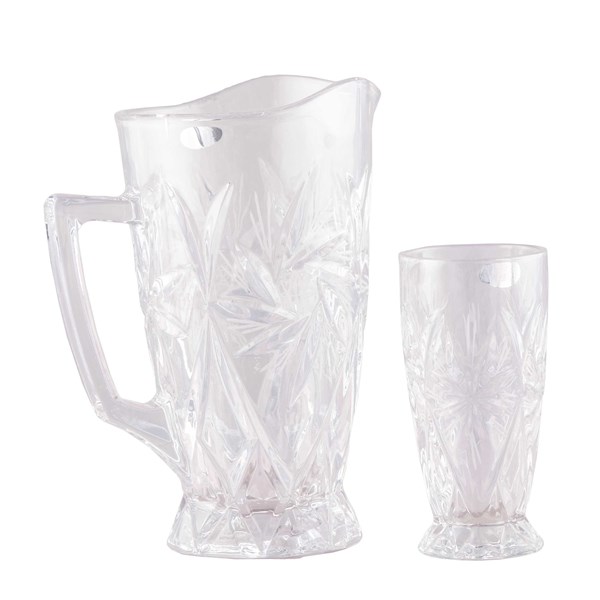 ست پارچ و لیوان 7 پارچه پریما مدل استوانه ای کد 3127
