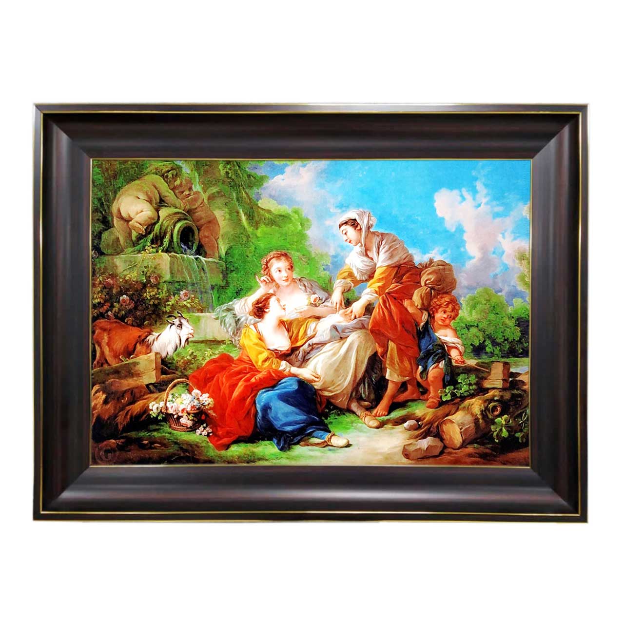 تابلو فرش چاپی طرح پیک نیک کد 11040 سایز 60×40 سانتی متری