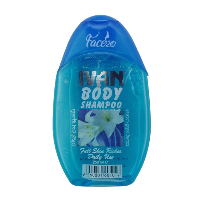 شامپو بدن آبی ایوان 250 گرمی