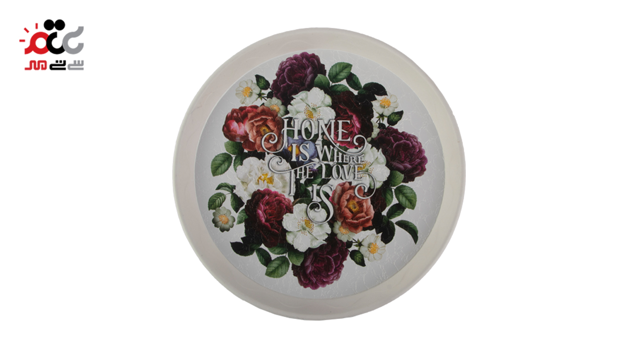 سینی پلاستیکی کاوه پلاست طرح گل 