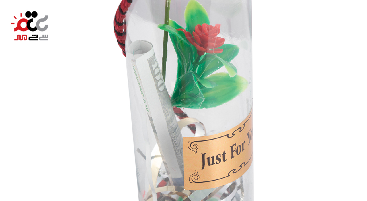 گل استوانه ای شیشه ای کد 02