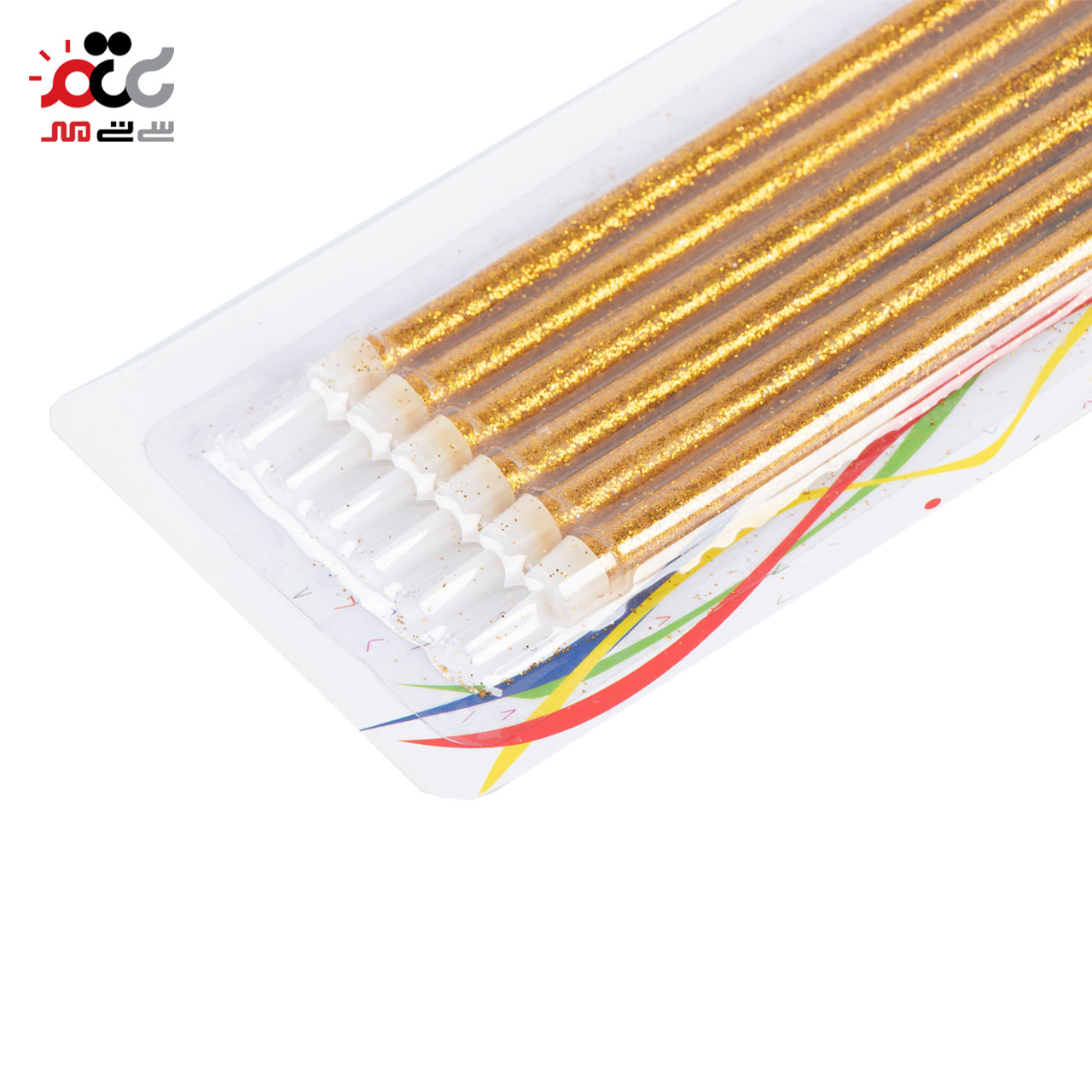 شمع اکلیلی طلایی پارسیان بسته 6 عددی