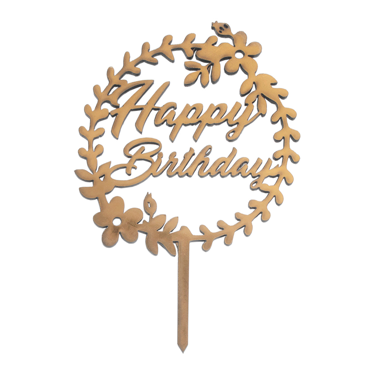 تاپر کیک طرح Happy Birthday کد 25