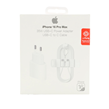 شارژر دیواری دوپین فست تک پورت اپل مدل A2347 iphone 16 Pro Max به همراه کابل شارژ Type-C To Type-C - سفید (گارانتی پارتیان پایا)