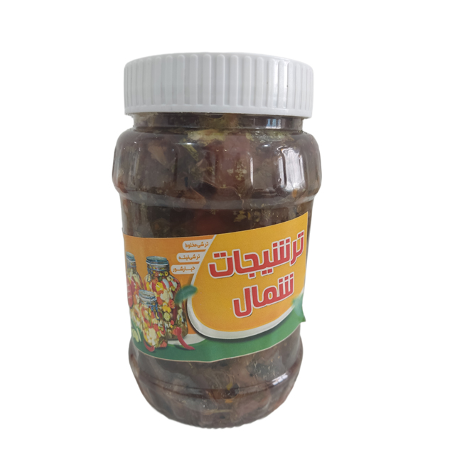 خرید ترشی لوبیا سبز همراه با گردو و رب انار  و روغن زیتون ساوانا 900 گرمی