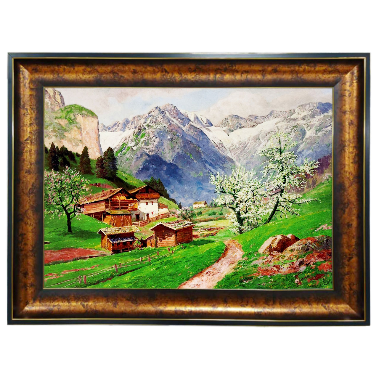 تابلو فرش با زیبا ترین قاب