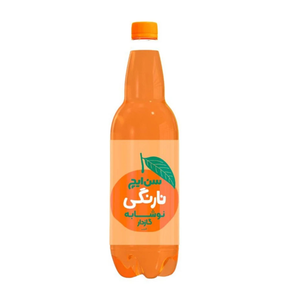 نوشابه گازدار نارنگی سن ایچ 1000 میلی‌لیتری