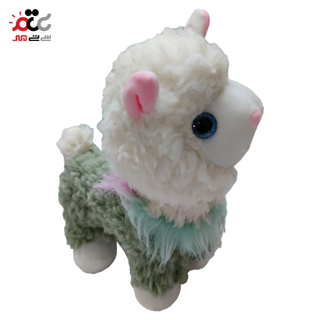 قیمت عروسک لاما رنگ سبز
