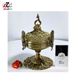 قیمت شکلات خوری پایه دار برنزی خانه شیک مدل یاس