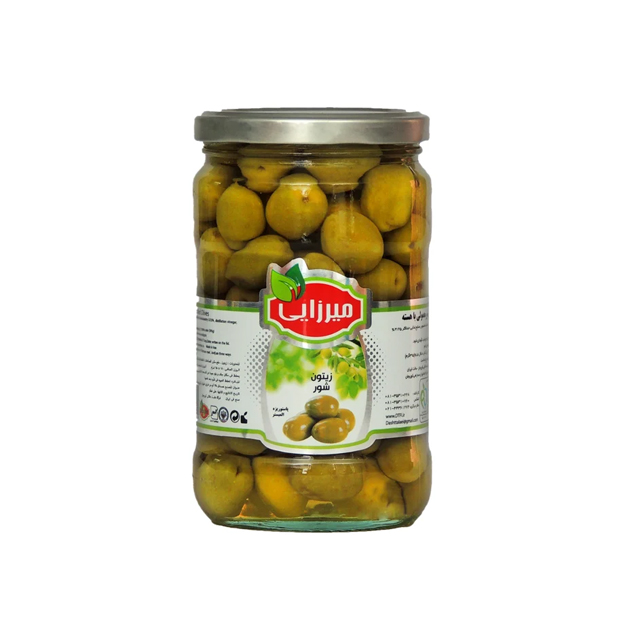 زیتون شور بی هسته میرزایی 680 گرمی