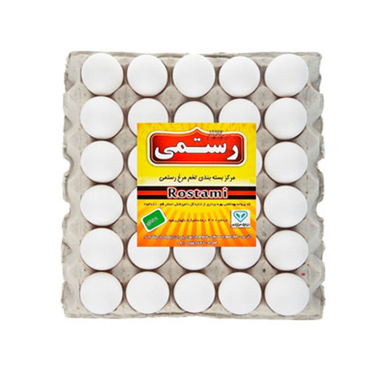 تخم مرغ رستمی 30 عددی
