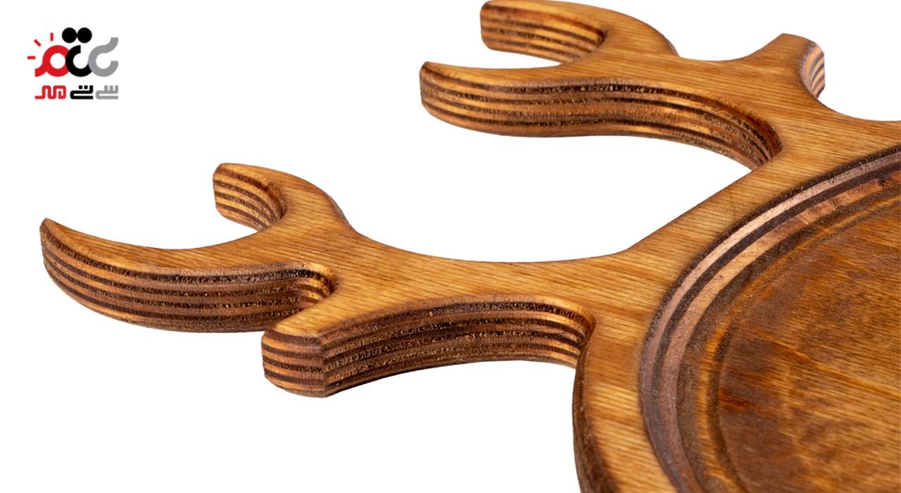 تخته سرو چوبی مدل شاخ گوزن