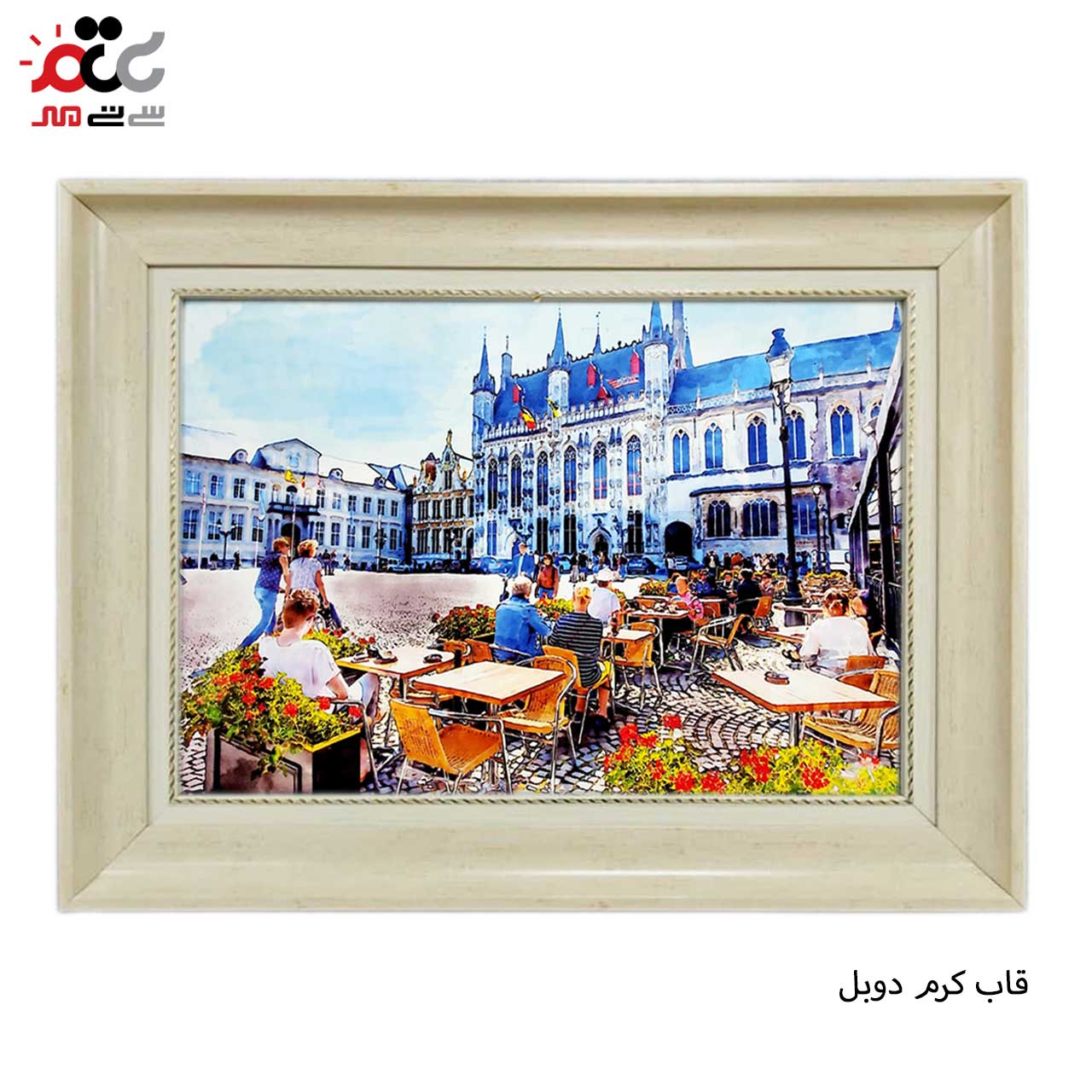 تابلو فرش چاپی طرح رستوران کد 10201 سایز 100×70 سانتی متری