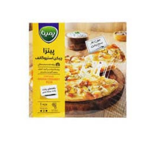پیتزا چیکن استروگانوف آلفردو سایز متوسط کاله 350 گرمی