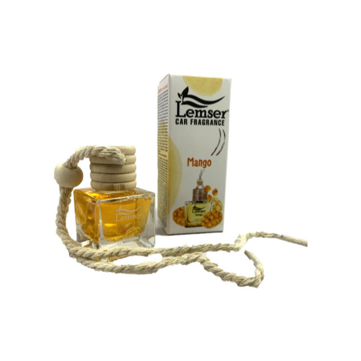 خوشبو کننده خودرو لمسر مدل mango حجم 10 میلی لیتری