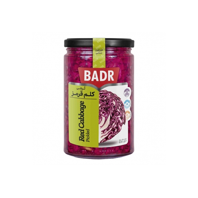 خرید ترشی کلم قرمز بدر 630 گرمی