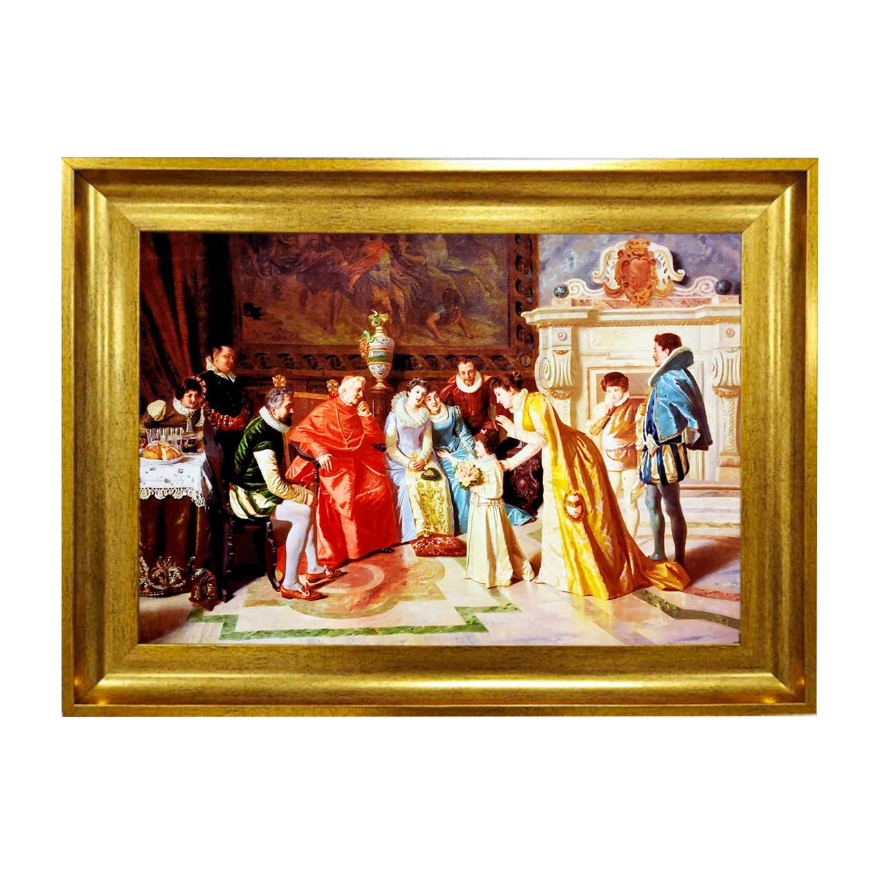 تابلو فرش چاپی طرح پاپ کد 11015 سایز 50×50 سانتی متری